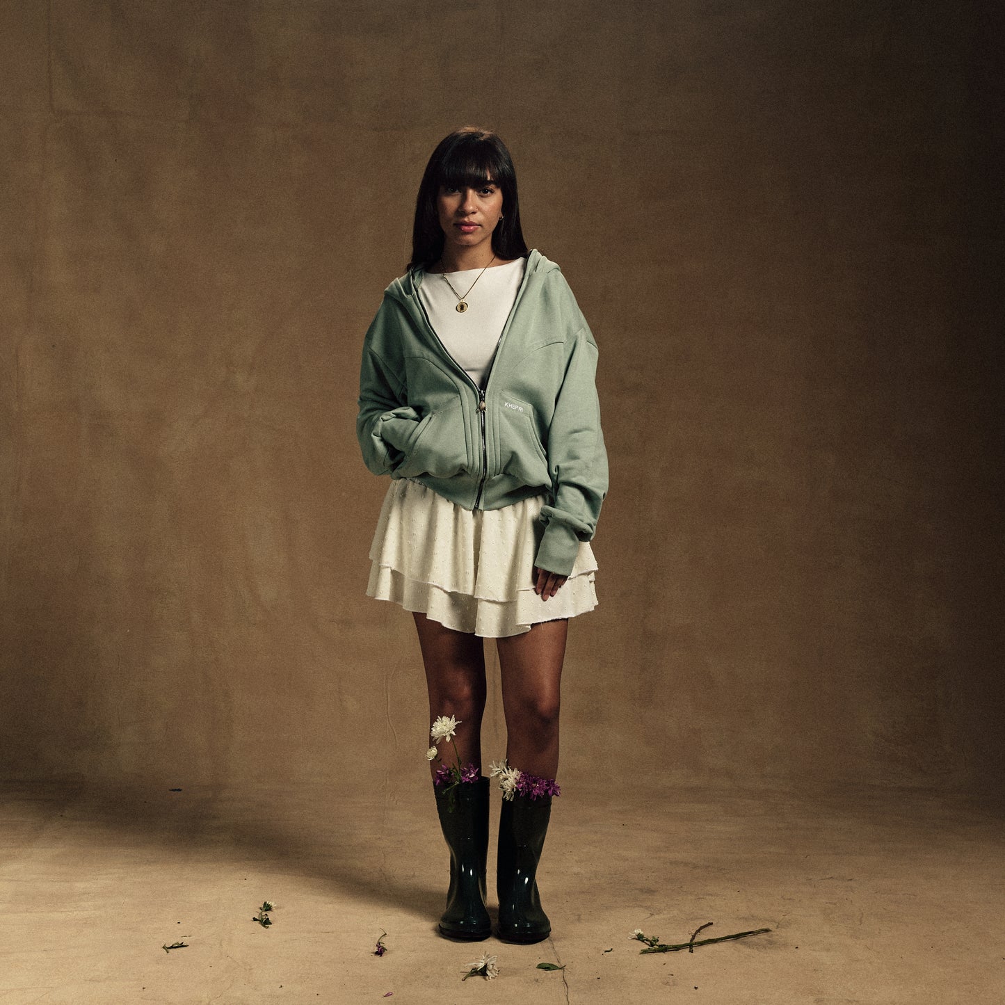 Green incognito jacket
