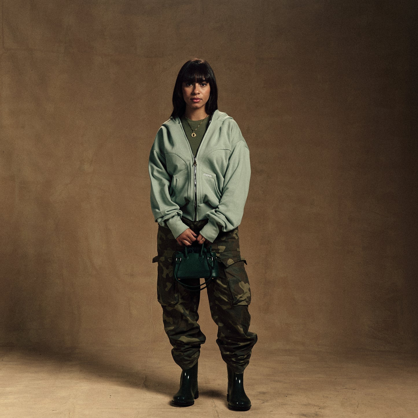 Green incognito jacket