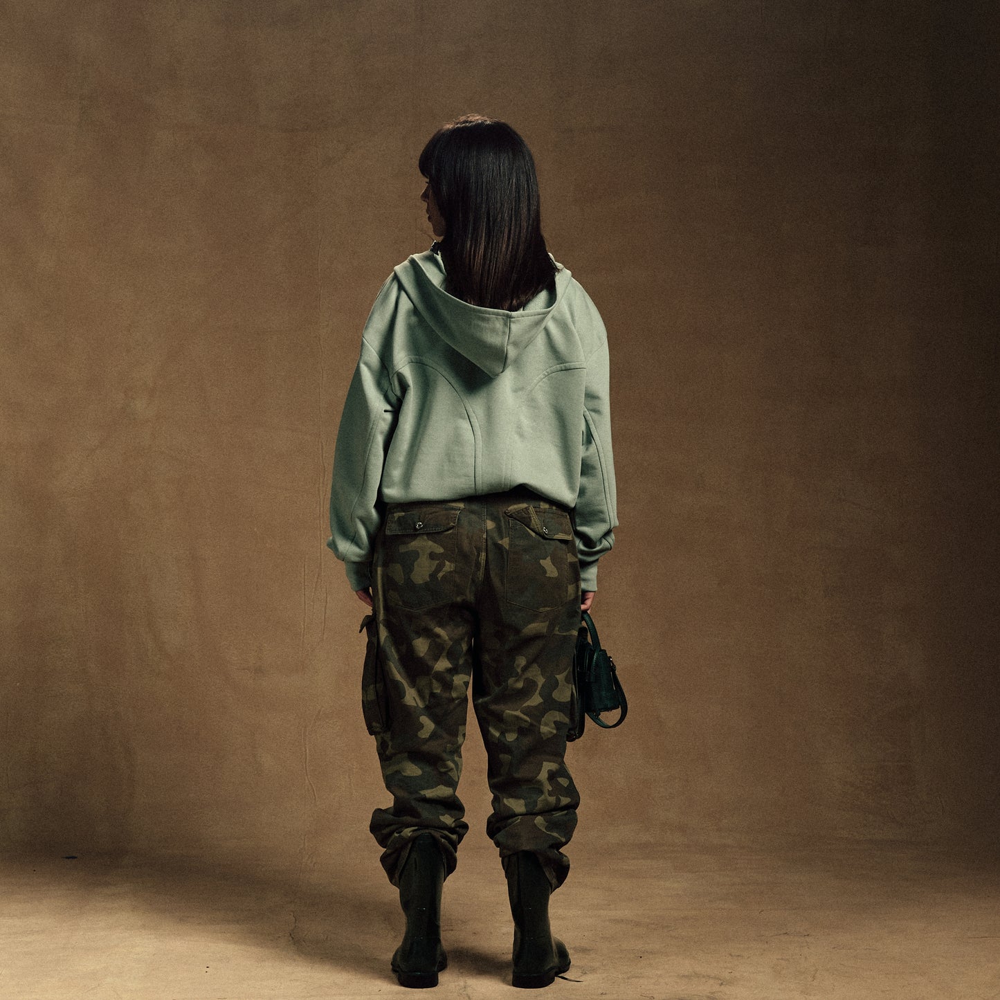 Green incognito jacket